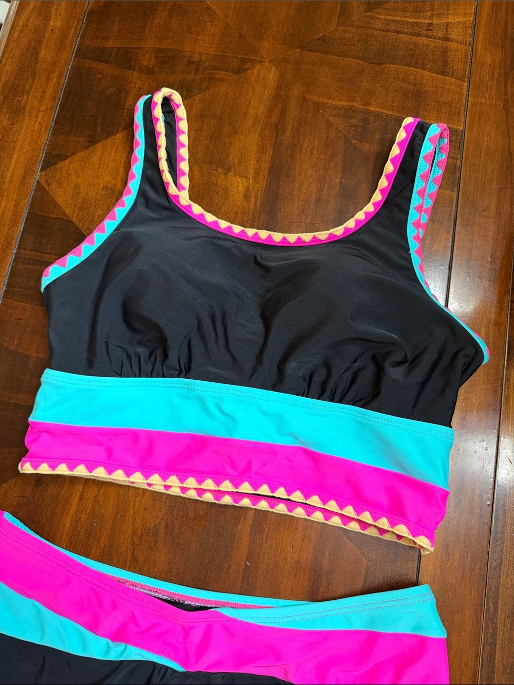 New Modlily Colorblock Tankini - Picture 2 of 5